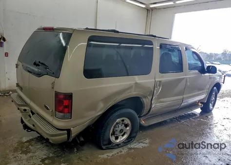 2004 Ford Excursion Limited z USA, uszkodzony, nr VIN 1FMSU43P44EA72756